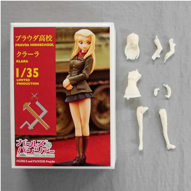 [PTM]1/35 プラウダ高校 クラーラ 「ガールズ&パンツァー」 レジンキャストキット ワンダーフェスティバル2016夏&モデルカステン直販限定 モデルカステン プラモデル