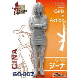 [PTM]1/24 ジーナ 「ガールズインアクションシリーズ」 [GC-007] ZLPLA(ジルプラ) プラモデル