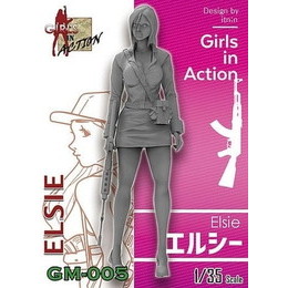 [PTM]1/35 エルシー 「ガールズインアクションシリーズ」 [GM-005] ZLPLA(ジルプラ) プラモデル