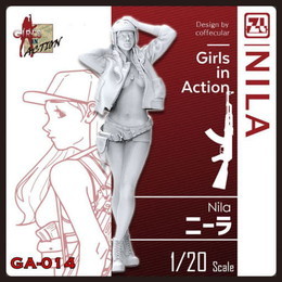 [PTM]1/20 ニーラ 「ガールズインアクションシリーズ」 [GA-014] ZLPLA(ジルプラ) プラモデル