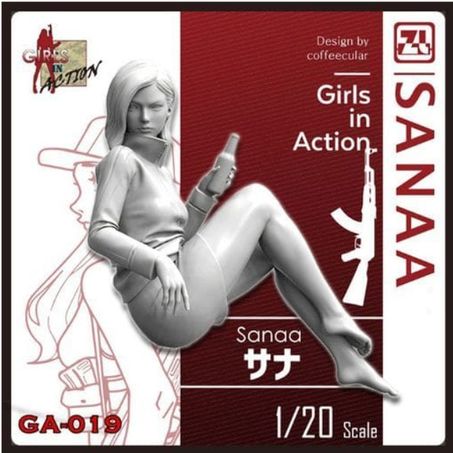 [PTM]1/20 サナ 「ガールズインアクションシリーズ」 [GA-019] ZLPLA(ジルプラ) プラモデル