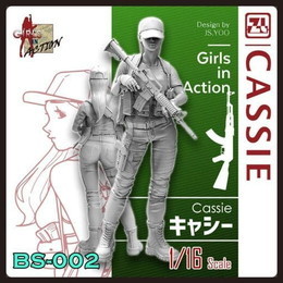 [PTM]1/16 キャシー 「ガールズインアクションシリーズ」 [BS-002] ZLPLA(ジルプラ) プラモデル