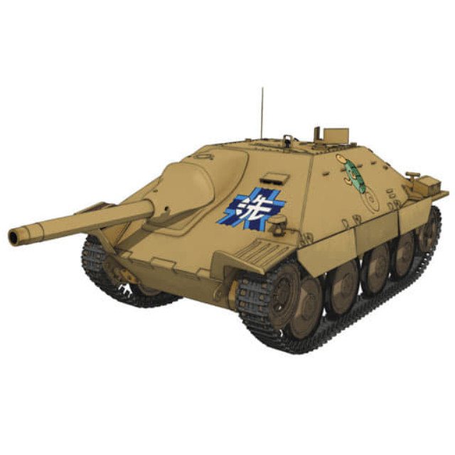 [PTM]1/72 ヘッツァー(38(t)改) カメさんチーム 「ガールズ&パンツァー 最終章」 [GP72-21] プラッツ プラモデル