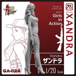 [PTM]1/20 ザンドラ 「ガールズインアクションシリーズ」 [GA-024] ZLPLA(ジルプラ) プラモデル