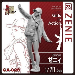 [PTM]1/20 ゼニィ 「ガールズインアクションシリーズ」 [GA-026] ZLPLA(ジルプラ) プラモデル