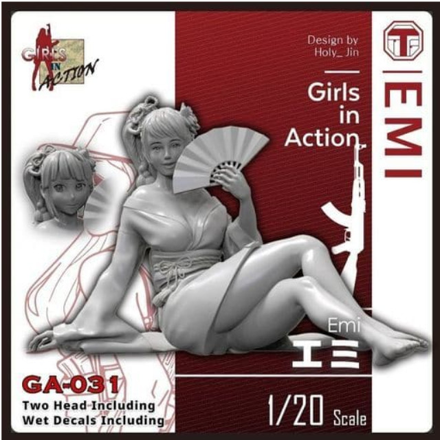 [PTM]1/20 エミ 「ガールズインアクションシリーズ」 レジンキャストキット [GA-031] Torifactory(トリファクトリー) プラモデル