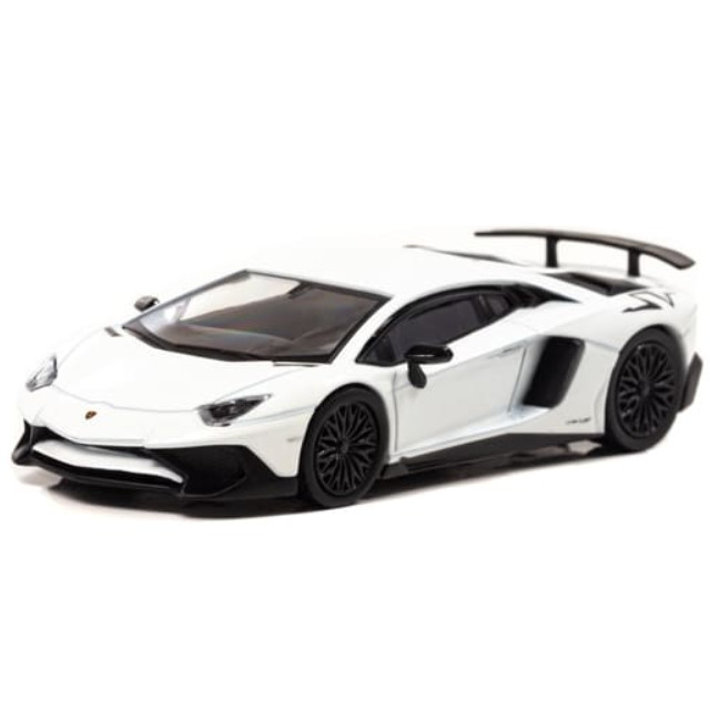 [MDL]1/64 Lamborghini Aventador(ランボルギーニ アヴェンタドール) SV(ホワイトパール) 完成品 ミニカー(CN640023) CARNEL(カーネル)