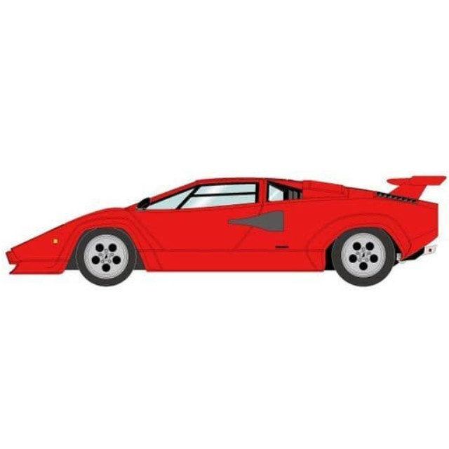 [MDL]1/43 Lamborghini Countach(ランボールギーニ カウンタック) LP400S 1980 with Rear Wing(レッド×タバコインテリア) 完成品 ミニカー(EM432A) アイドロン(EIDOLON)