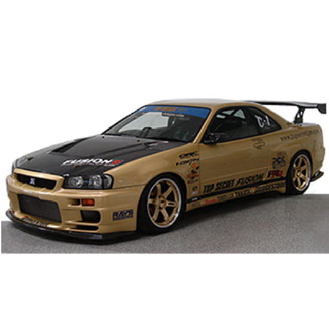 [MDL]1/43 TOP SECRET(トップシークレット) GT-R BNR34(ゴールド) 完成品 ミニカー(IG1482) ignition model(イグニッションモデル)