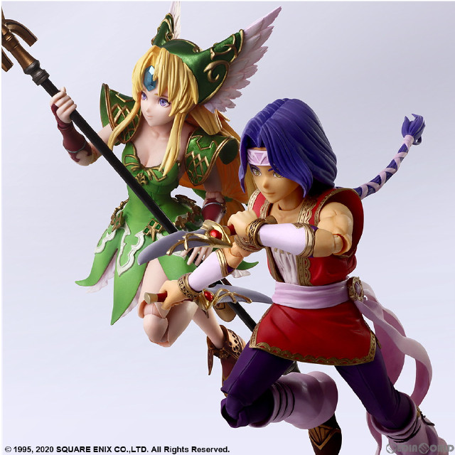 [FIG]BRING ARTS(ブリングアーツ) ホークアイ&リース 聖剣伝説3 TRIALS of MANA(トライアルズ オブ マナ) 完成品 可動フィギュア スクウェア・エニックス