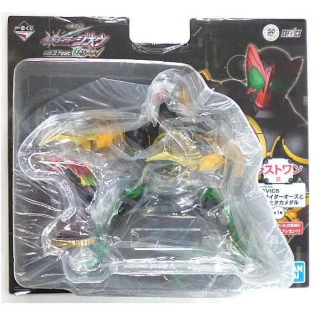 [FIG]SOFVICS 仮面ライダーオーズとアンクとタカメダル 「一番くじ 仮面ライダージオウ vol.3 feat.双動 仮面ライダーW」 ラストワン賞 ビッグサイズソフビ BANDAI SPIRITS