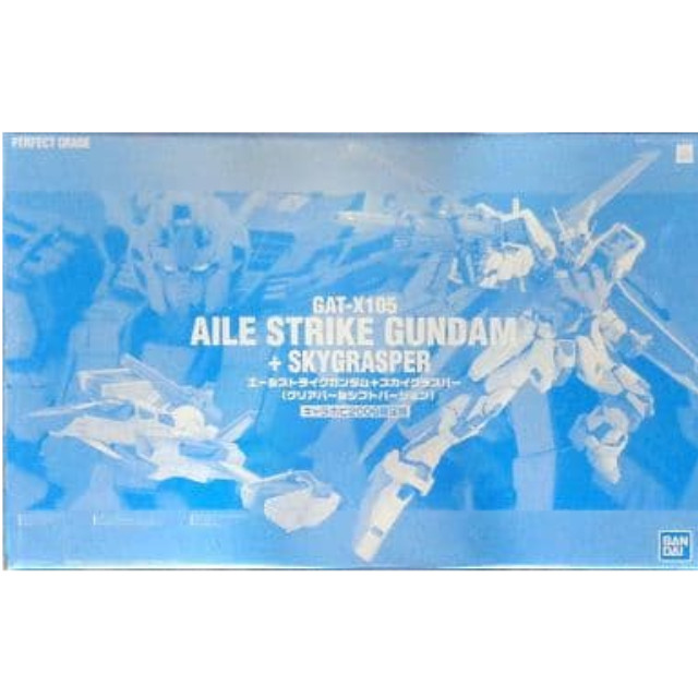 [PTM]1/60 PG GAT-X105 エールストライクガンダム+スカイグラスパー クリアパールシフトVer. 「機動戦士ガンダムSEED」 キャラホビ2006限定 バンダイ プラモデル