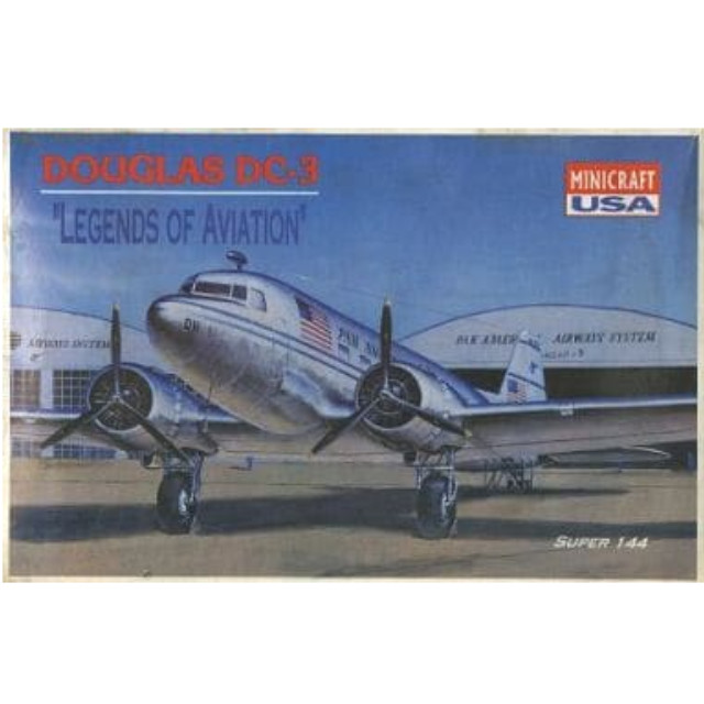 [PTM]1/144 DOUGLAS DC-3LEGENDS OF AVIATION-ダグラスDC-3- [4434] MINICRAFT プラモデル