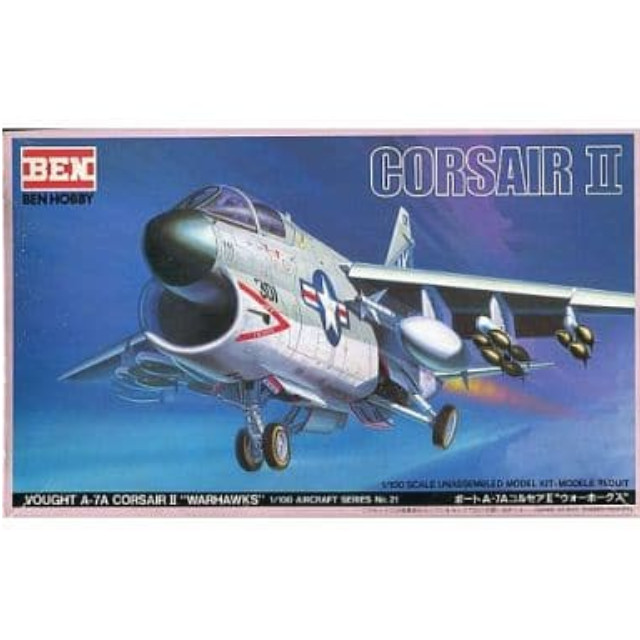 [PTM]1/100 ボート A-7A コルセアII ‘ウォーホークス’「エアークラフトシリーズ No.21」 [A21] BEN HOBBY(ベンホビー) プラモデル