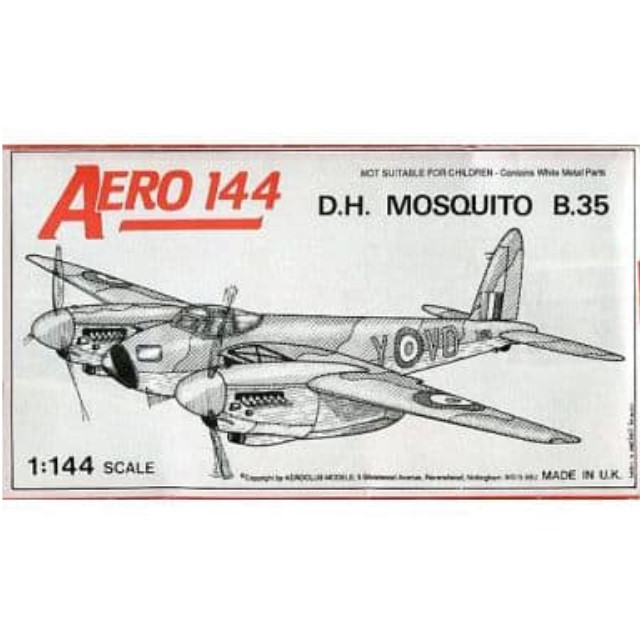 [PTM]1/144 D.H. MOSQUITO B.35 -デ・ハビランド モスキート B.35- AERO CLUB(エアロクラブ) プラモデル