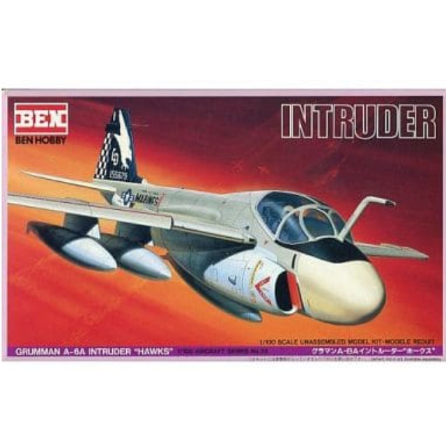 [PTM]1/100 グラマン A-6A イントルーダー ホークス 「エアークラフトシリーズ No.25」 [A25] BEN HOBBY(ベンホビー) プラモデル