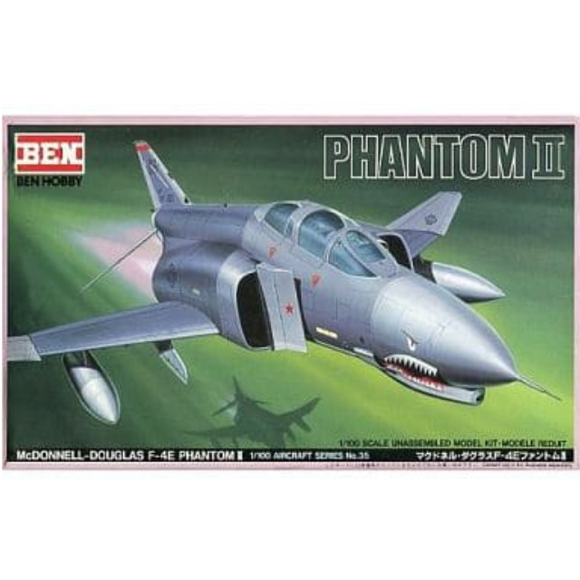 [PTM]1/100 マクドネル・ダグラス F-4E ファントムII 「エアークラフトシリーズ No.35」 [A35] BEN HOBBY(ベンホビー) プラモデル