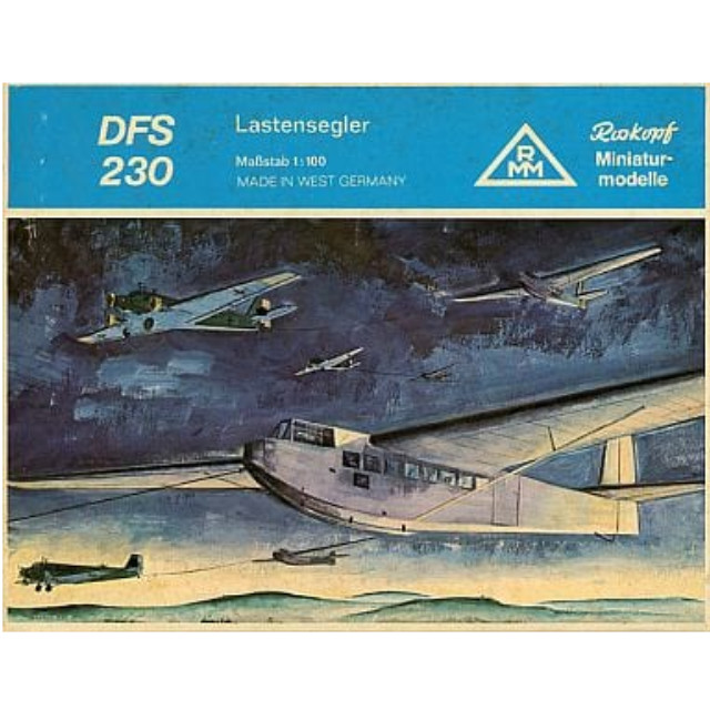 [PTM]1/100 Lastensegler DFS 230  -ドイツ空軍 DFS 230 軍用グライダー- [52] ROSKOPF(ロスコフ) プラモデル