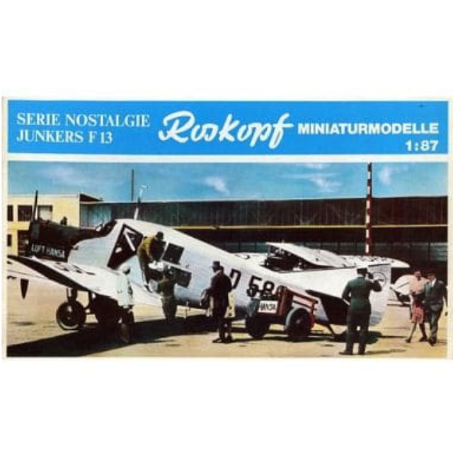 [PTM]1/87 Junkers F 13-ユンカース F13- 「ノスタルジーシリーズ」 [8220] ROSKOPF(ロスコフ) プラモデル