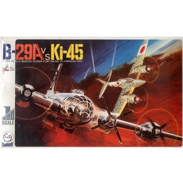 [PTM]1/100 ボーイング B-29A VS 川崎 キ-45 屠龍(川崎 キ-61 飛燕) [S-600] サニー プラモデル