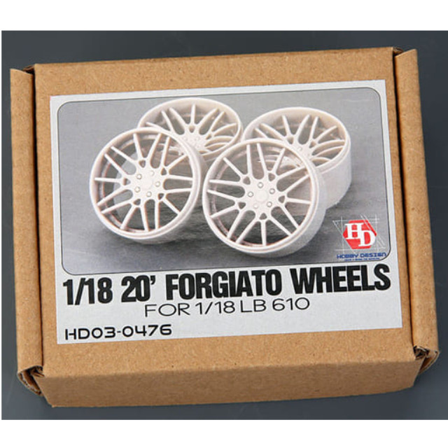 [PTM]1/18 20’ フォージアート ホイール For 1/18 LB 610 ディティールアップパーツ [HD03-0476] HOBBY DESIGN プラモデル