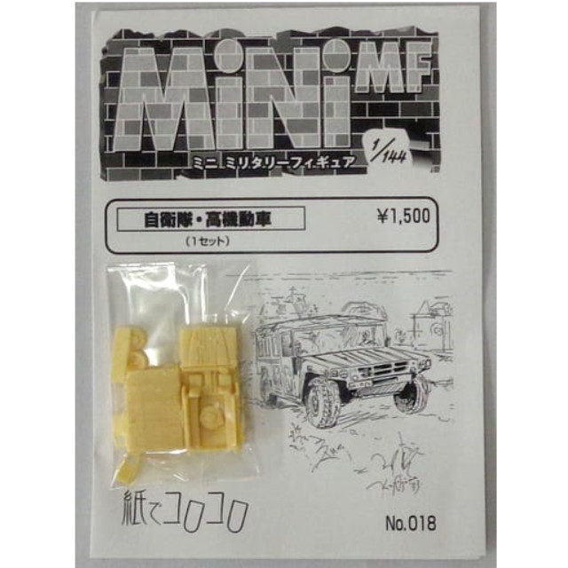 [PTM]1/144 自衛隊・高機動車 「MiNi MF (ミニミリタリーフィギュア) No.018」 レジンキャストキット 紙でコロコロ