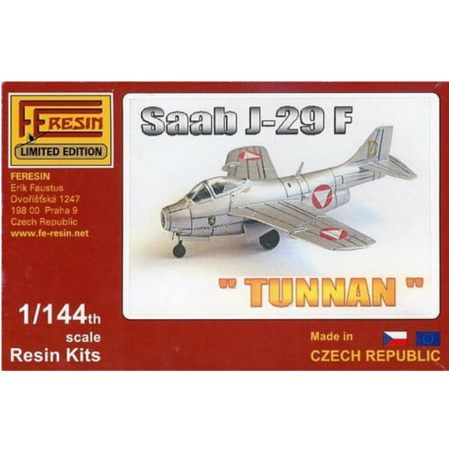 [PTM]1/144 Saab J-29F TUNNAN -サーブ J-29F トゥンナン- LIMITED EDITION レジンキャストキット [144080] FE RESIN プラモデル