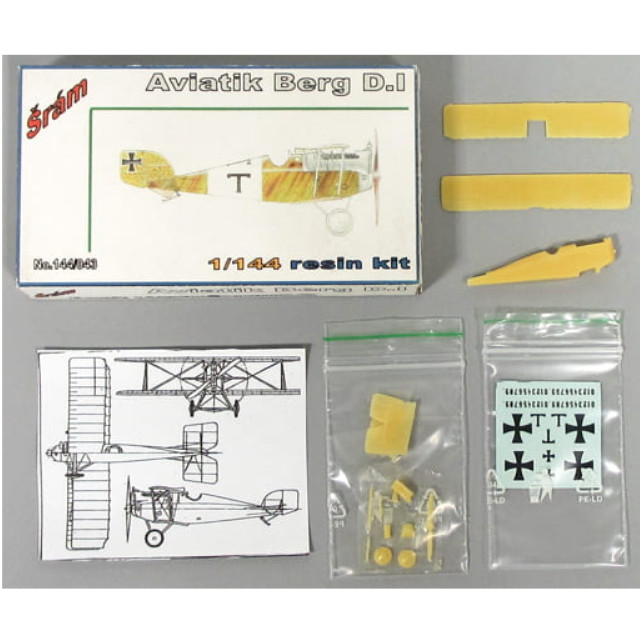[PTM]1/144 Aviatik Berg D.I レジンキット [144/043] Sram(スラム) プラモデル