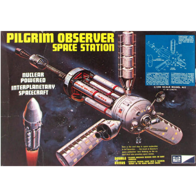 [PTM]1/100 PILGRIM OBSERVER SPACE STATION -ピルグリム オブザーバー 宇宙ステーション- [9001] MPC プラモデル