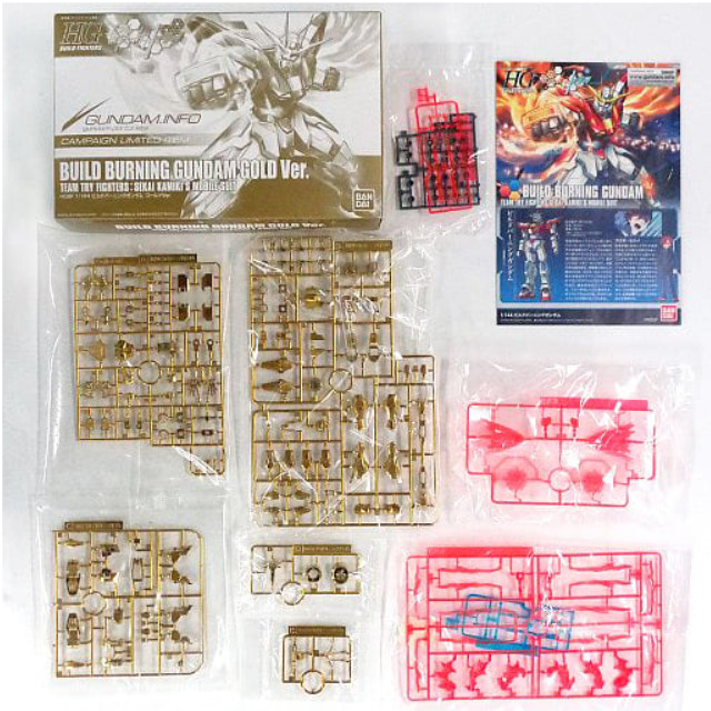 PTM]1/144 HGBF ビルドバーニングガンダム ゴールドver