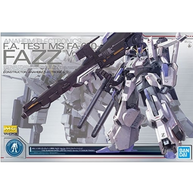 [PTM]1/100 MG FA-010A FAZZ Ver.Ka チタニウムフィニッシュ 「ガンダム・センチネル」 ガンダムベース限定 BANDAI SPIRITS プラモデル