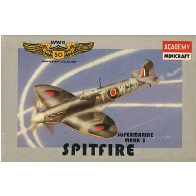 [PTM]1/144 SUPERMARINE SPITFIRE MARK5 -スーパーマリン スピットファイア Mk.V- 「WWII 50 ANNIVERSARY COLLECTION No.12」 [4412] アカデミー/ミニクラフト プラモデル