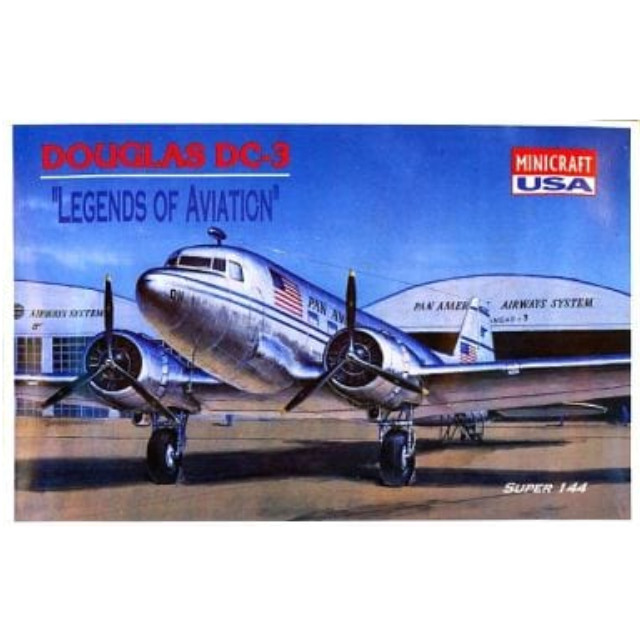 [PTM]1/144 DOUGLAS DC-3 LEGENDS OF AVIATION -ダグラス DC-3 レジェンド・オブ・アビエーション- [4434] ミニクラフト プラモデル