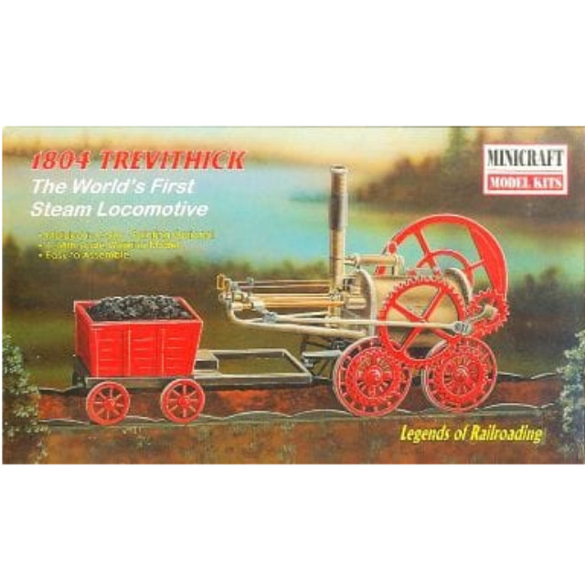 [PTM]1/38 1804 Trevithick The World’s First Steam Locomotive -1804 トレビシック号 世界初蒸気機関車- [11102] ミニクラフト プラモデル