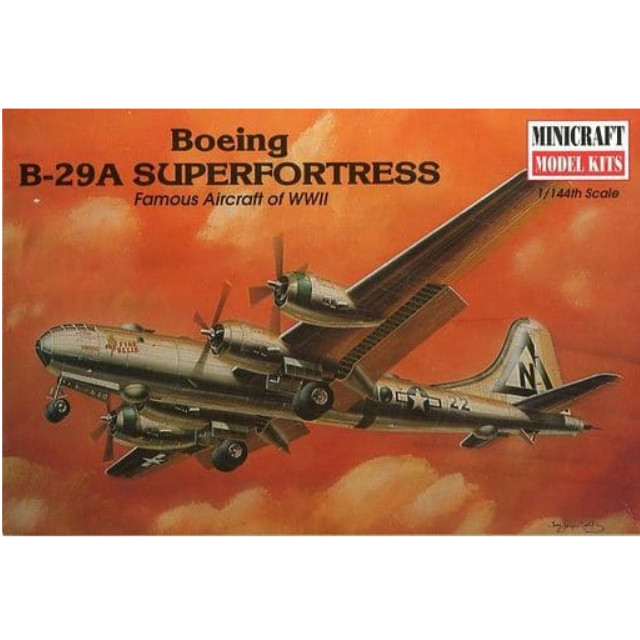[PTM]1/144 Boeing B-29A SUPERFORTRESS Famous Aircraft of WWII [14404] ミニクラフト プラモデル