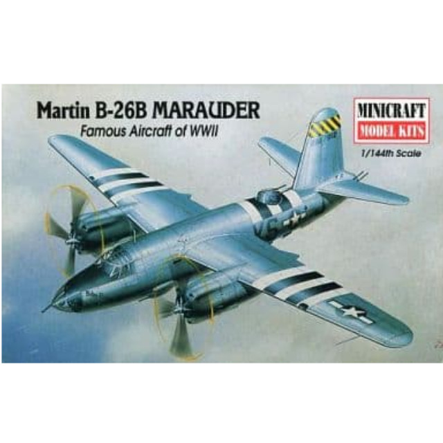 [PTM]1/144 Martin B-26B MARAUDER -マーチン B-26B マローダー- 「Famous Aircraft of WWII」 [14406] ミニクラフト プラモデル