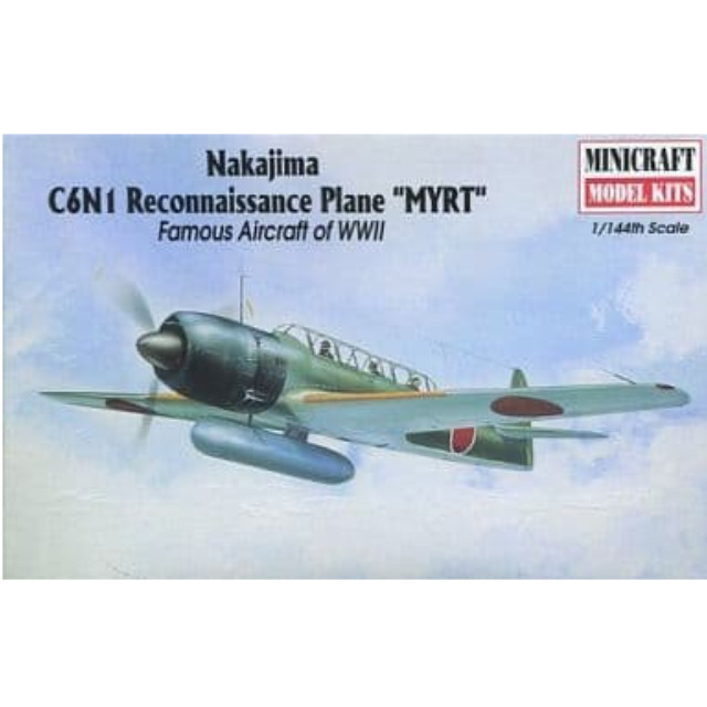 [PTM]1/144 Nakajima C6N1 Reconnaissance Plane MYRT -中島 C6N1 彩雲- 「Famous Aircraft of WWII」 [14437] ミニクラフト プラモデル