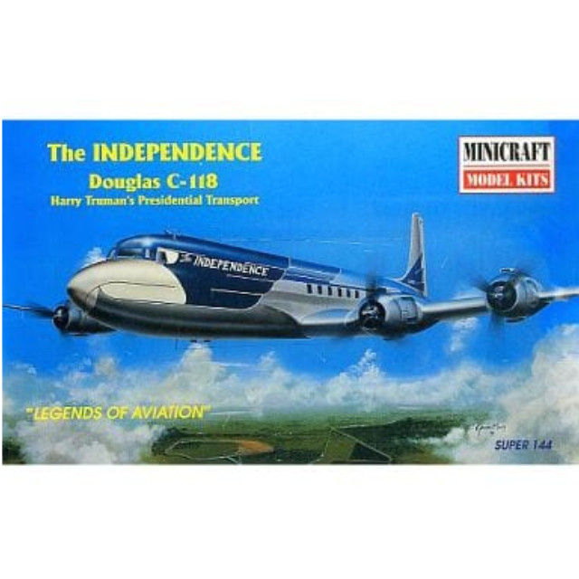 [PTM]1/144 The INDEPENDENCE Douglas C-118 Harry Truman’s Presidential Transport -ザ・インディペンデンス ダグラス C-118 ハリー・トルーマン大統領専用機- 「LEGENDS OF AVIATION」 [14447] ミニクラフト プラモデル