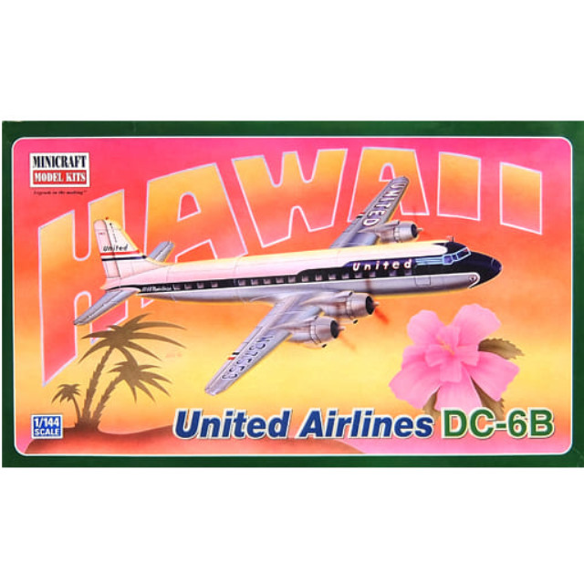 [PTM]1/144 United Airlines DC-6B HAWAII [14532] ミニクラフト プラモデル