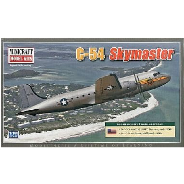 [PTM]1/144 C-54 スカイマスター 米陸軍航空軍・米空軍(ヨーロッパ戦線)・MATS 「ミニクラフトシリーズ」 [MC14614] ミニクラフト プラモデル