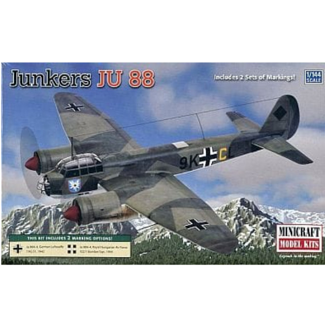 [PTM]1/144 ユンカース JU-88A ドイツ・ルーマニア・ハンガリー 「ミニクラフトシリーズ」 [MC14618] ミニクラフト プラモデル