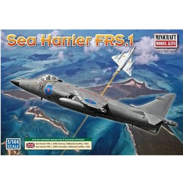 [PTM]1/144 イギリス海軍 ホーカー シー ハリアー FRS.1 [MC14647] ミニクラフト プラモデル