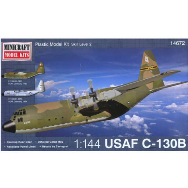 [PTM]1/144 アメリカ空軍 C-130B [MC14672] ミニクラフト プラモデル
