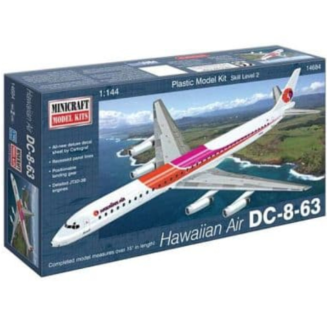 [PTM]1/144 DC-8-63 ハワイアン航空 [MC14684] ミニクラフト プラモデル