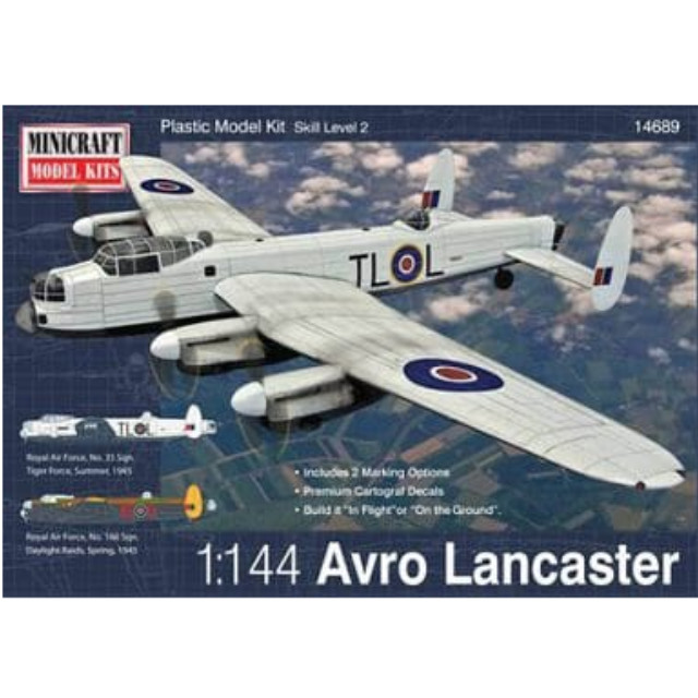 [PTM]1/144 WW.II アブロ・ランカスター イギリス空軍/カナダ空軍 [MC14689] ミニクラフト プラモデル