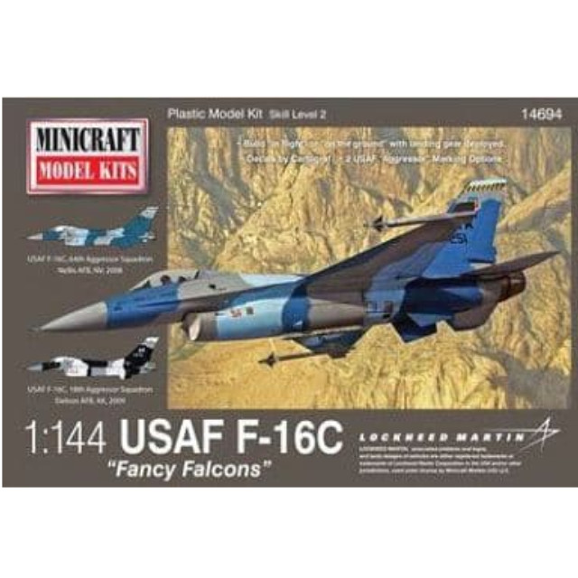 [PTM]1/144 アメリカ空軍 F-16 ファンシー ファルコン [MC14694] ミニクラフト プラモデル