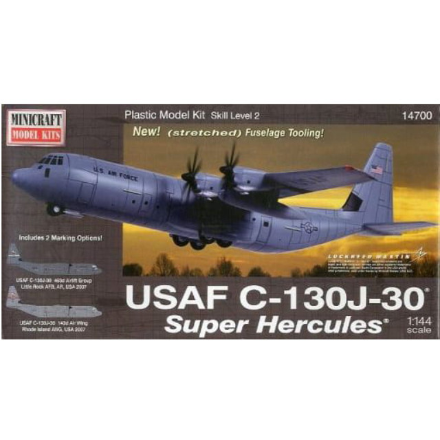 [PTM]1/144 アメリカ空軍 C-130J-30 スーパーハーキュリーズ [MC14700] ミニクラフト プラモデル