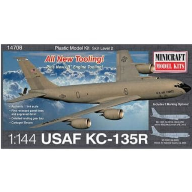 [PTM]1/144 アメリカ空軍 KC-135R ストラトタンカー [MC14708] ミニクラフト プラモデル