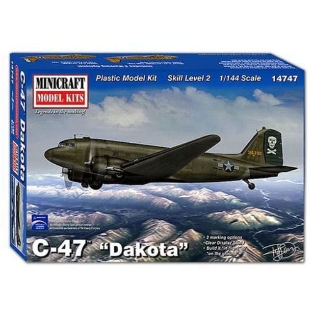 [PTM]1/144 アメリカ軍 輸送機 C-47 ダコタ [MC14747] ミニクラフト プラモデル