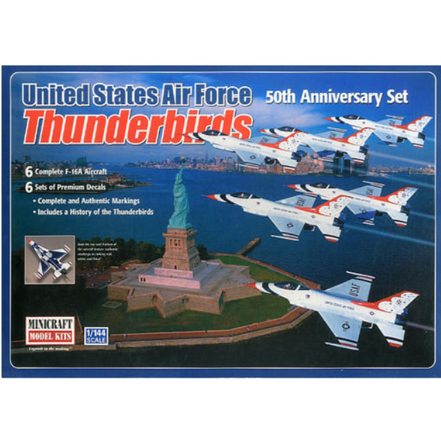 [PTM]1/144 United States Air Force Thunderbirds 50th Anniversary Set(6機セット) [20005] ミニクラフト プラモデル